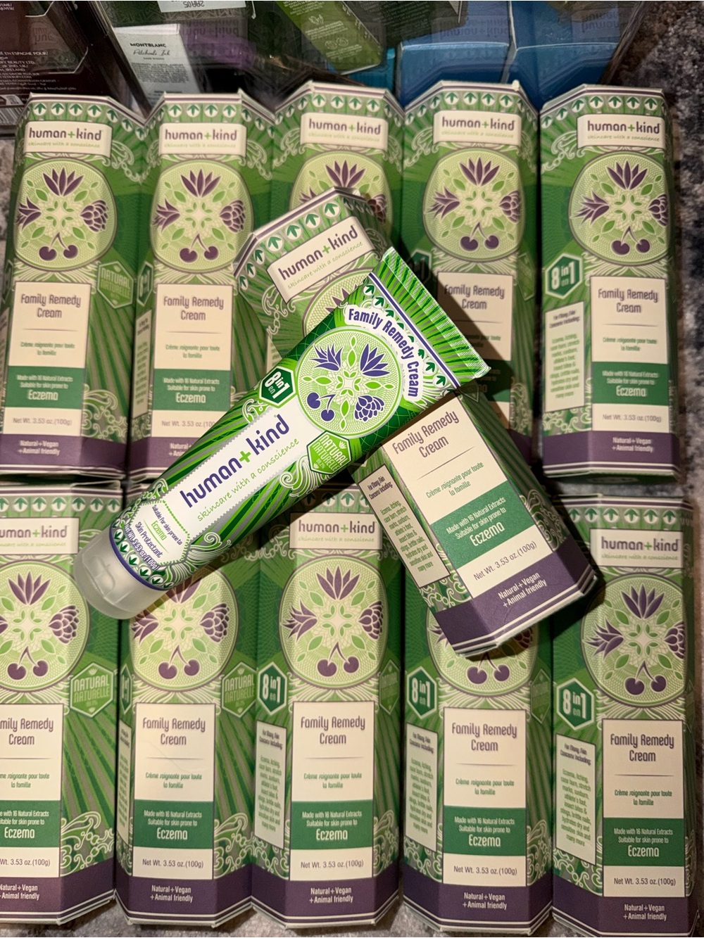Qty 11 - Humankind Green Family Remedy Cream for Eczema
